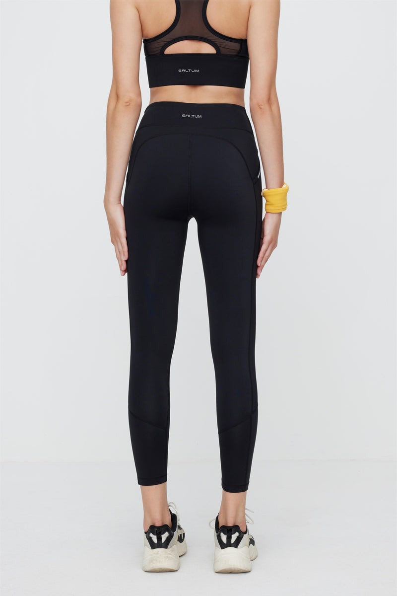 High Waisted Tummy Control Leggings with Pockets for Women – SALTUM