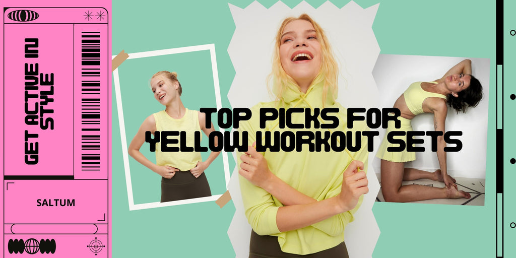 Get Active in Style: Top Picks for Yellow Workout Sets