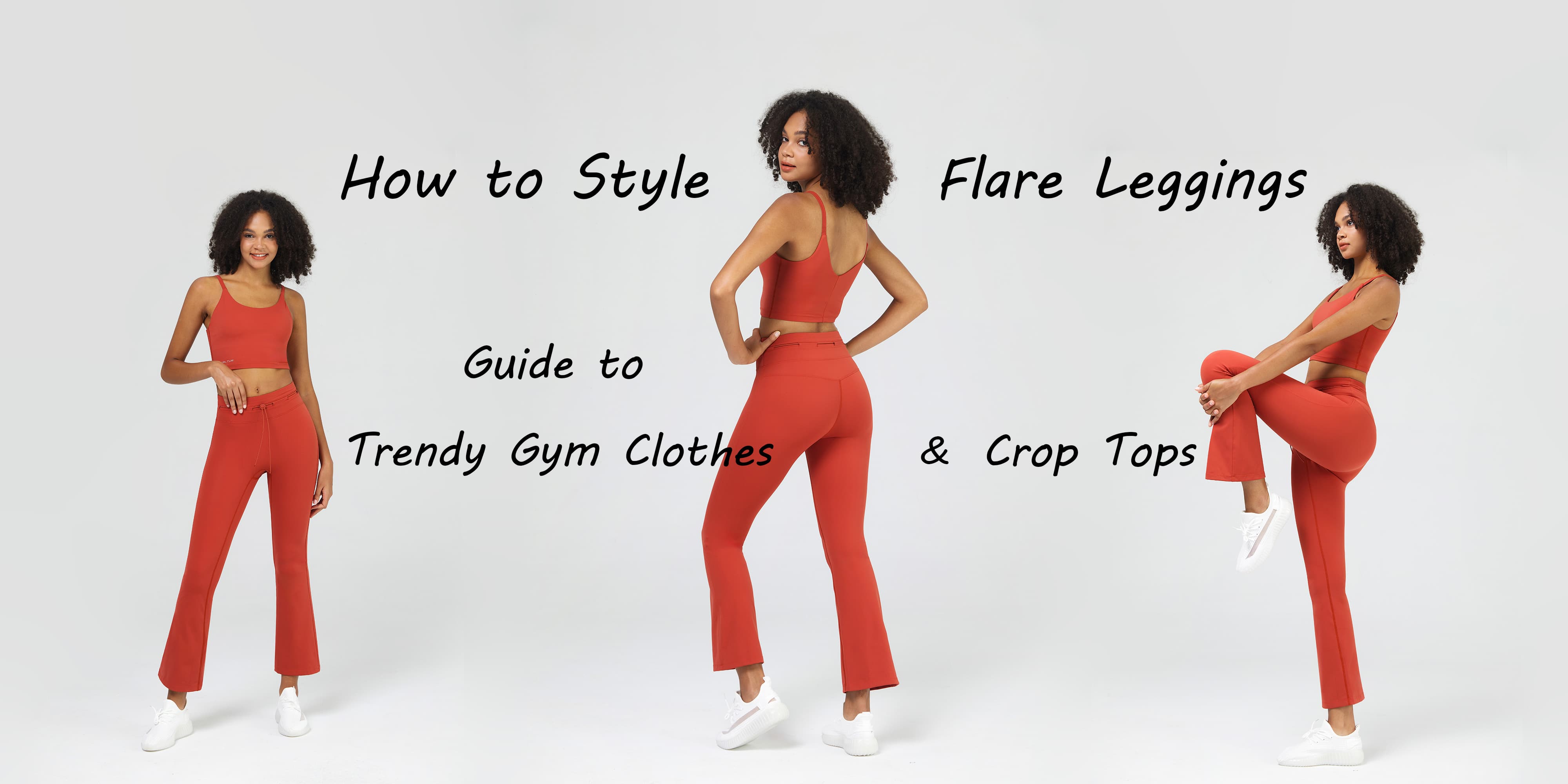 How to Style Wide Leg Sweatpants and Flare Leggings: A Petite Woman's Guide to Trendy Gym Clothes and Crop Tops