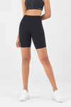 FlexEase™ Black High Waisted Short with Invisible Zip Pocket