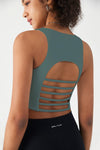 FlexEase™ Longline Sports Bra-Lt Teal