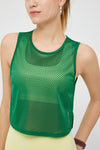 Women's Sleeveless Mesh Tank Top