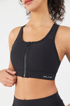 Women's Gym Front Zip Bra & Speedy Short Set