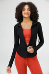 FlexEase™ Full Zip Hooded Jacket with Thumb Holes