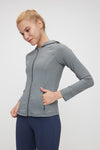 Lightweight Full-Zip Hooded Workout Sweatshirts with Pockets