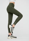 High Waisted 7/8 Tummy Control Legging with Back Pockets