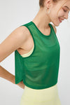 Women's Sleeveless Mesh Tank Top