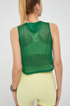 Women's Sleeveless Mesh Tank Top