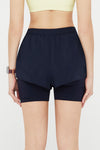 Sustainable High Waist Swim Workout 2 In 1 Short