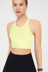 Strappy Cross Back Longline Tank Top