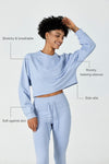 CloudFleece™ Cropped Crew Pullover