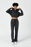 CloudFleece™ Cropped Hoodie & Wide Leg Sweatpant Set