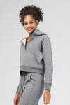 Women's 1/2 Zip Cropped Hoodies Coats