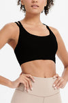 Strappy Cross Back Sports Bra