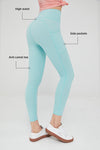 High Waisted Leggings with Double Pockets for Women