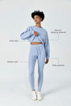 CloudFleece™ Cropped Crew Pullover & Legging Set