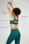 HiTense™ Double Back Adjustable Sports Bras