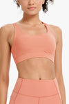 Strappy Cross Back Sports Bra