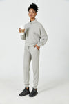 AeroChic™ High-Rise Jogger with Side Pockets-Stone Grey