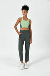 High-rise Mesh-Like  7/8 Sweatpant