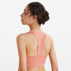 Racerback Sports Bra-Brick Red